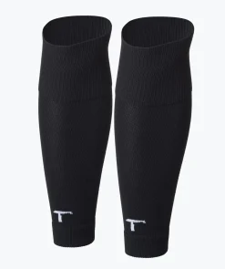 Piłkarskie rękawy na nogi - czarne-T1TAN Shop