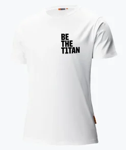 T-Shirt Be the Biały-T1TAN Sale